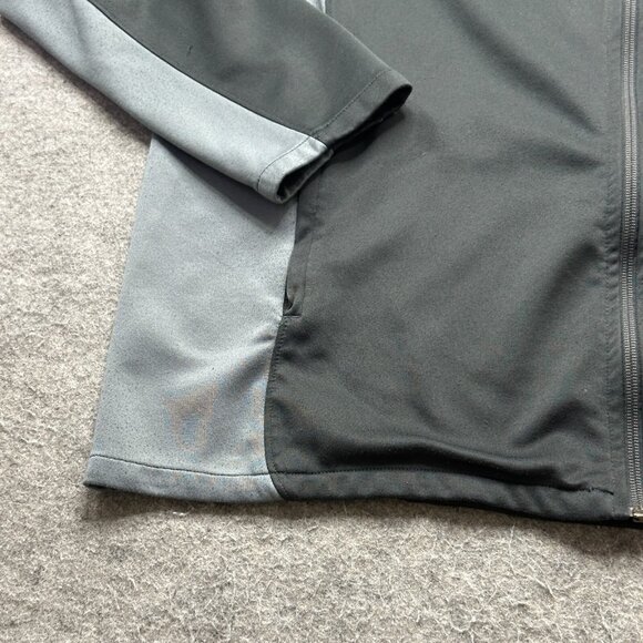 Nike Jordan Track Jacket Women 2XL Black Gray Colorblock Full Zip Knit - Picture 4 of 15